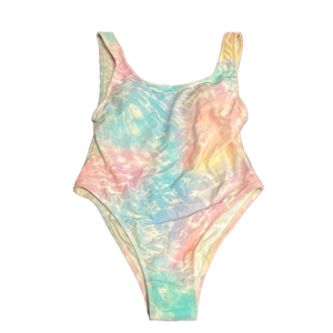 xhilaration Colorful Tie-Dye one piece Swimsuit